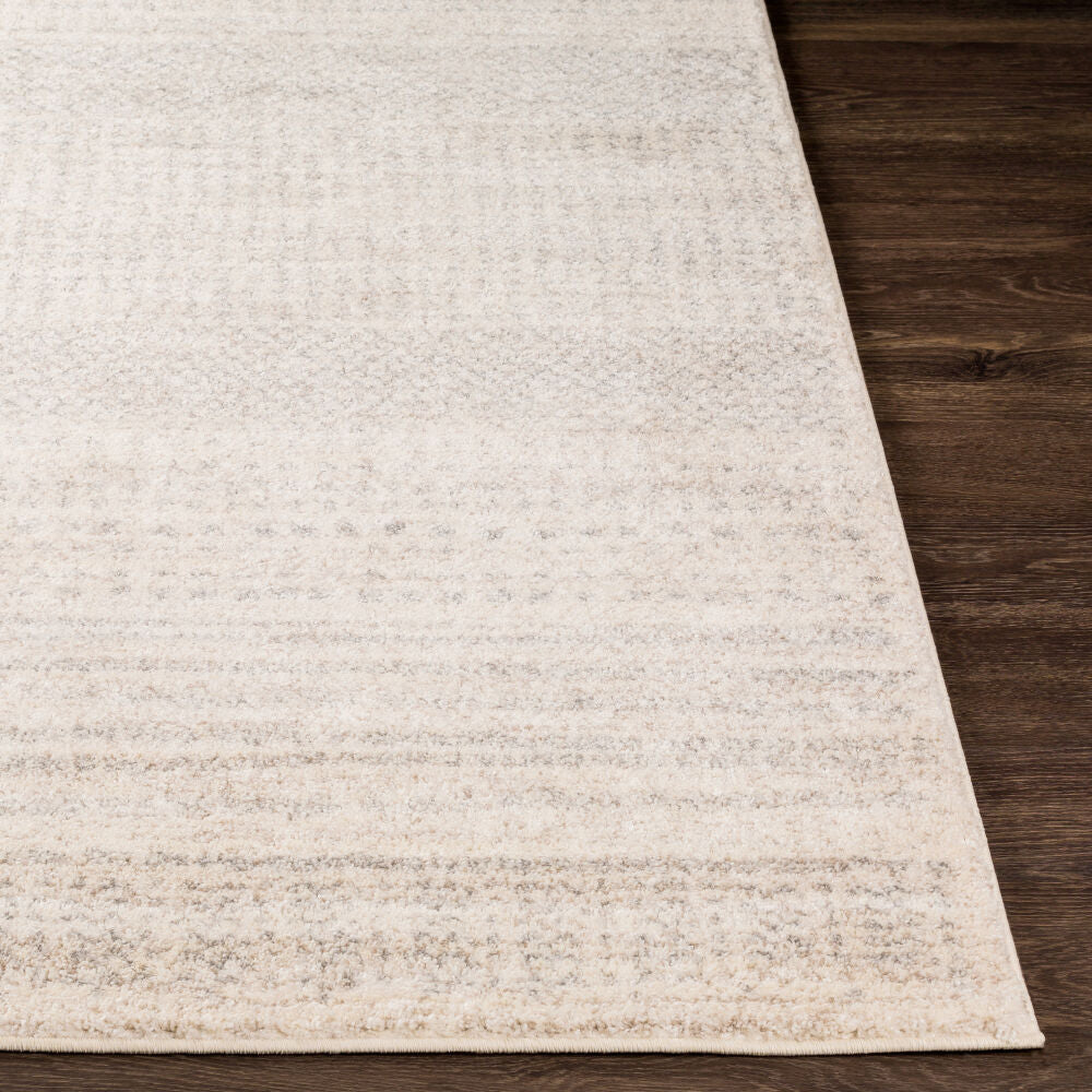 Fowler Light Brown/Light Gray Machine Woven Rug - front