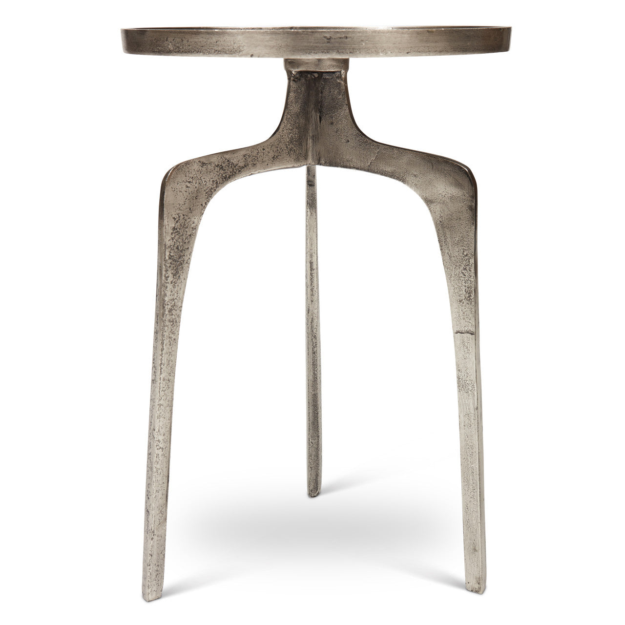Elements - Vinya End Table - Vintage Silver