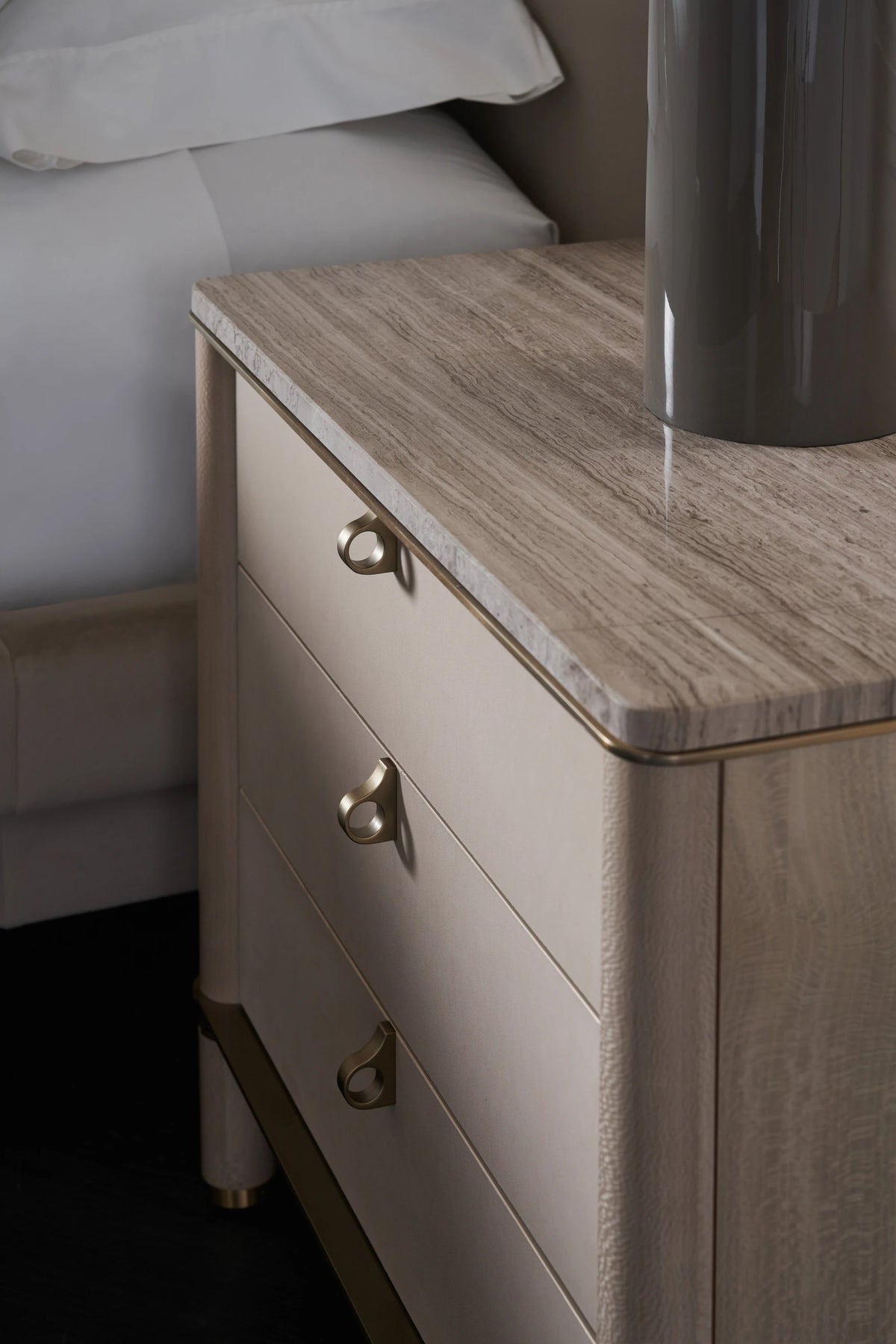 Balance Drawer Nightstand Cremini 28" by Caracole - view 3