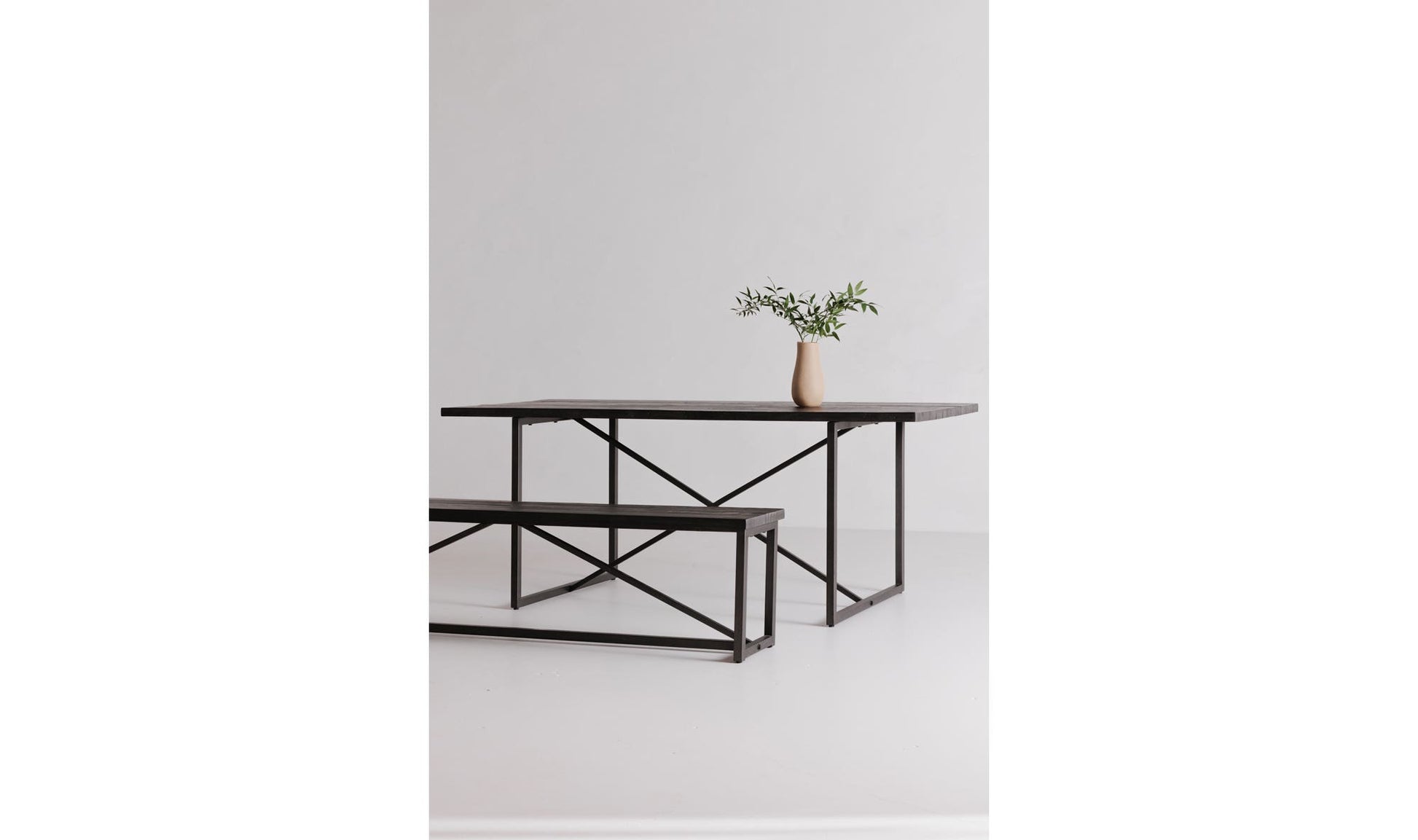 Sierra Bench Black by Moe's Home Collection - view 9