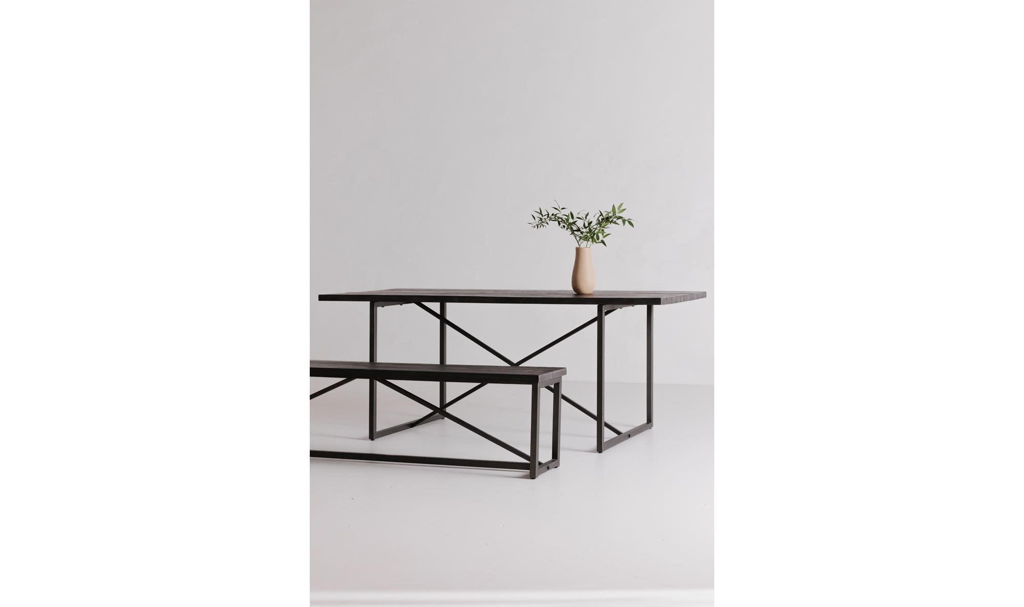 Sierra Bench Black by Moe's Home Collection - view 9