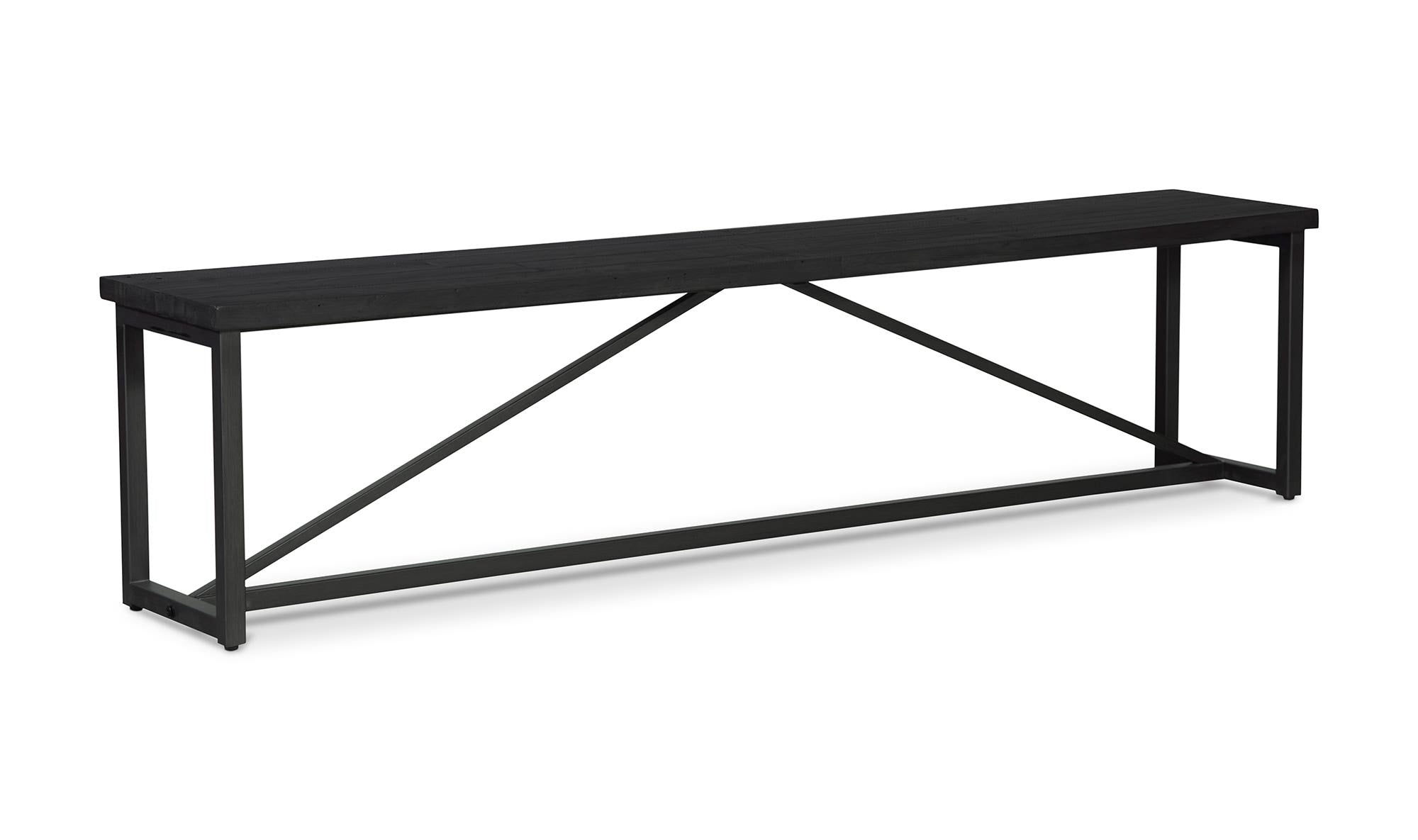 Sierra Bench Black by Moe's Home Collection - view 10