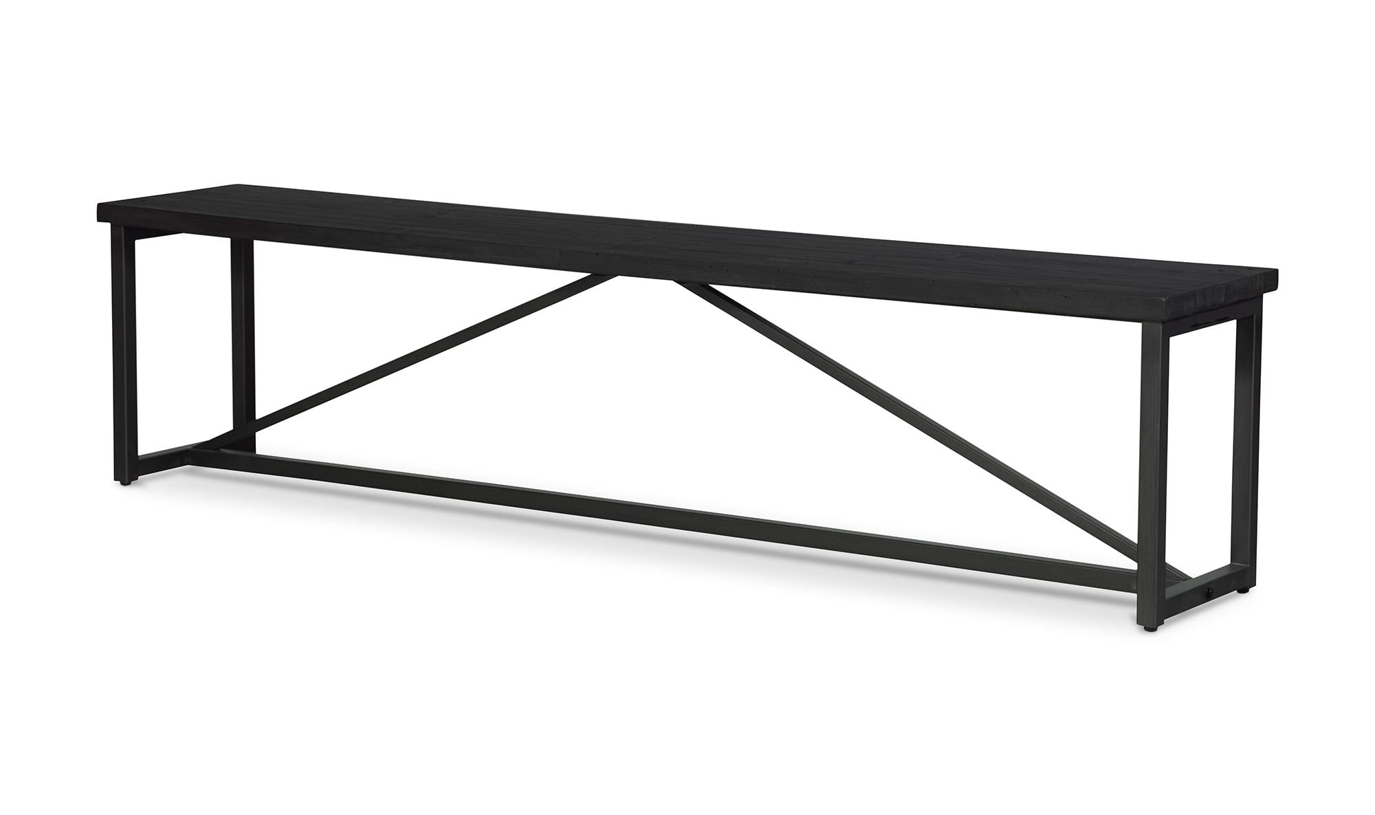 Sierra Bench Black by Moe's Home Collection - view 11