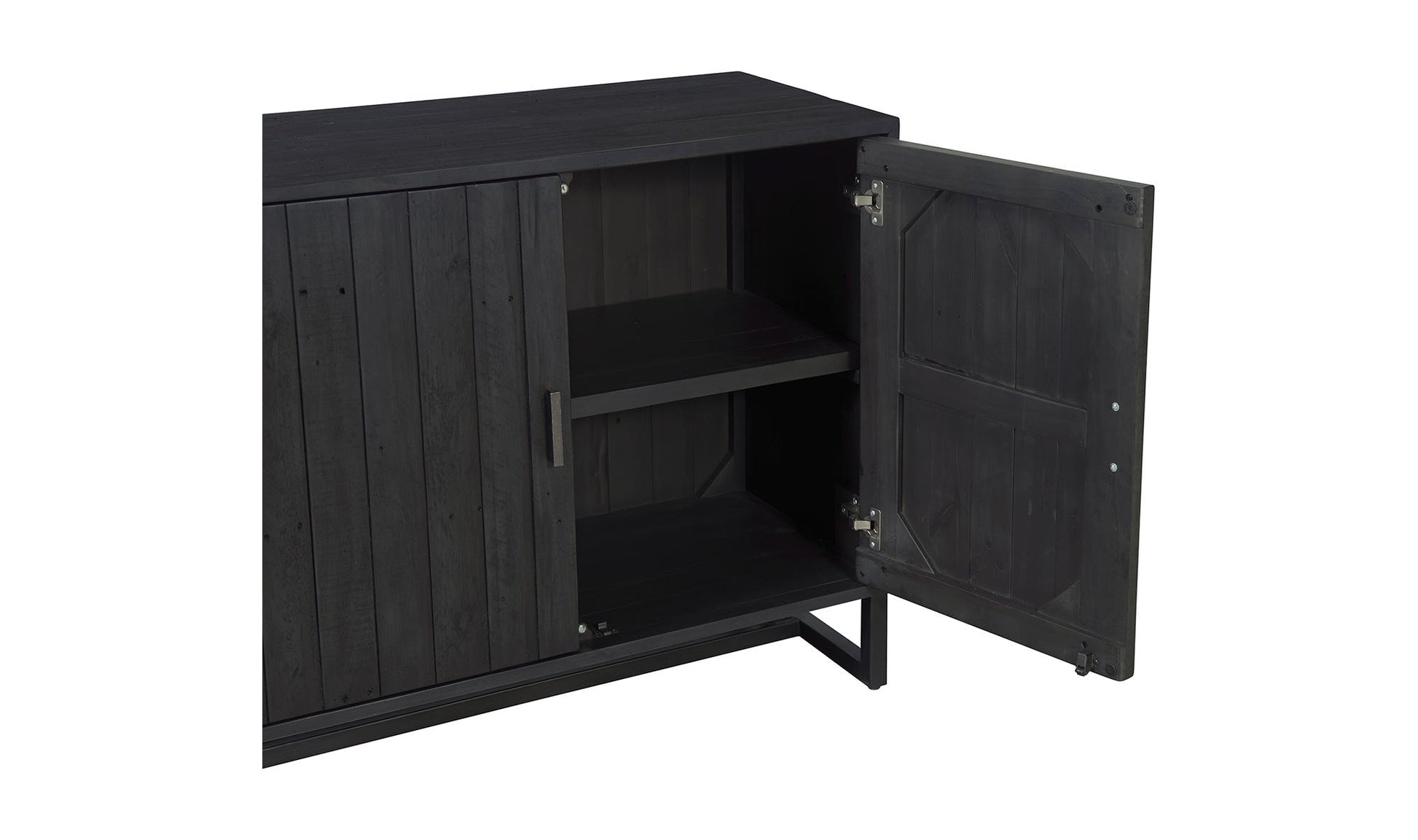 Sierra 2 Door Cabinet Black by Moe's Home Collection - view 17
