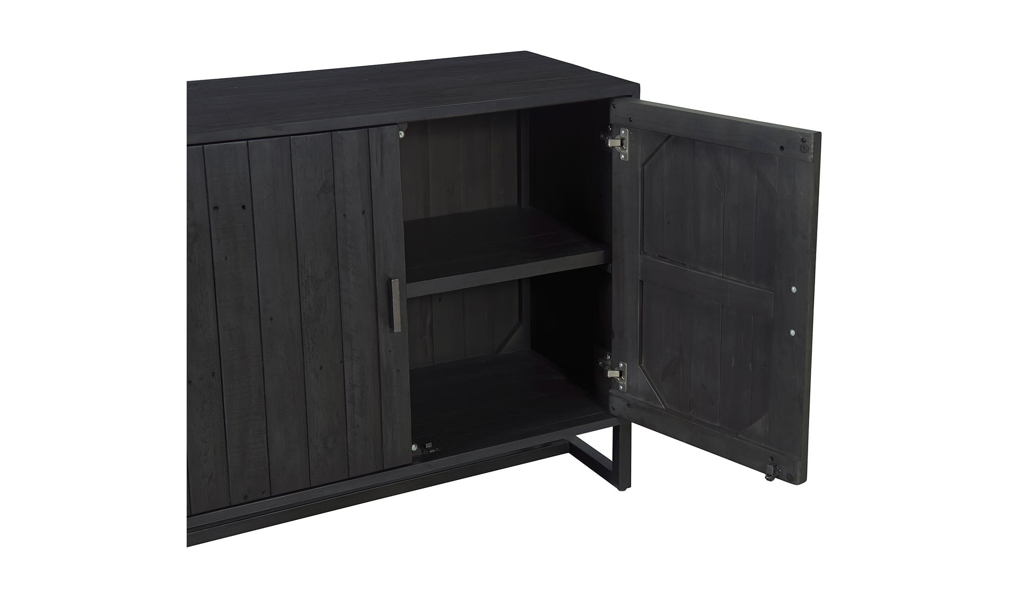 Sierra 2 Door Cabinet Black by Moe's Home Collection - view 17