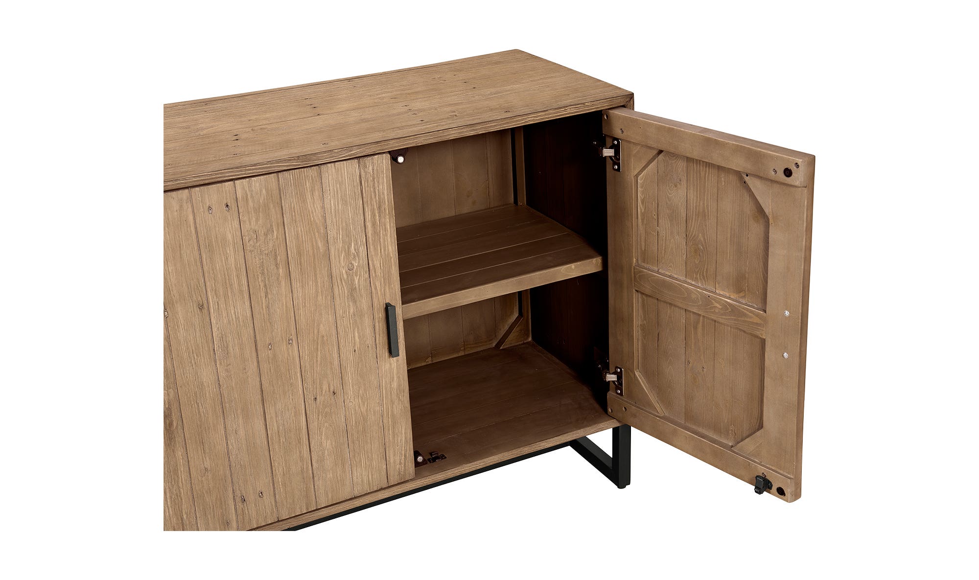 Sierra 2 Door Cabinet Natural by Moe's Home Collection - view 16