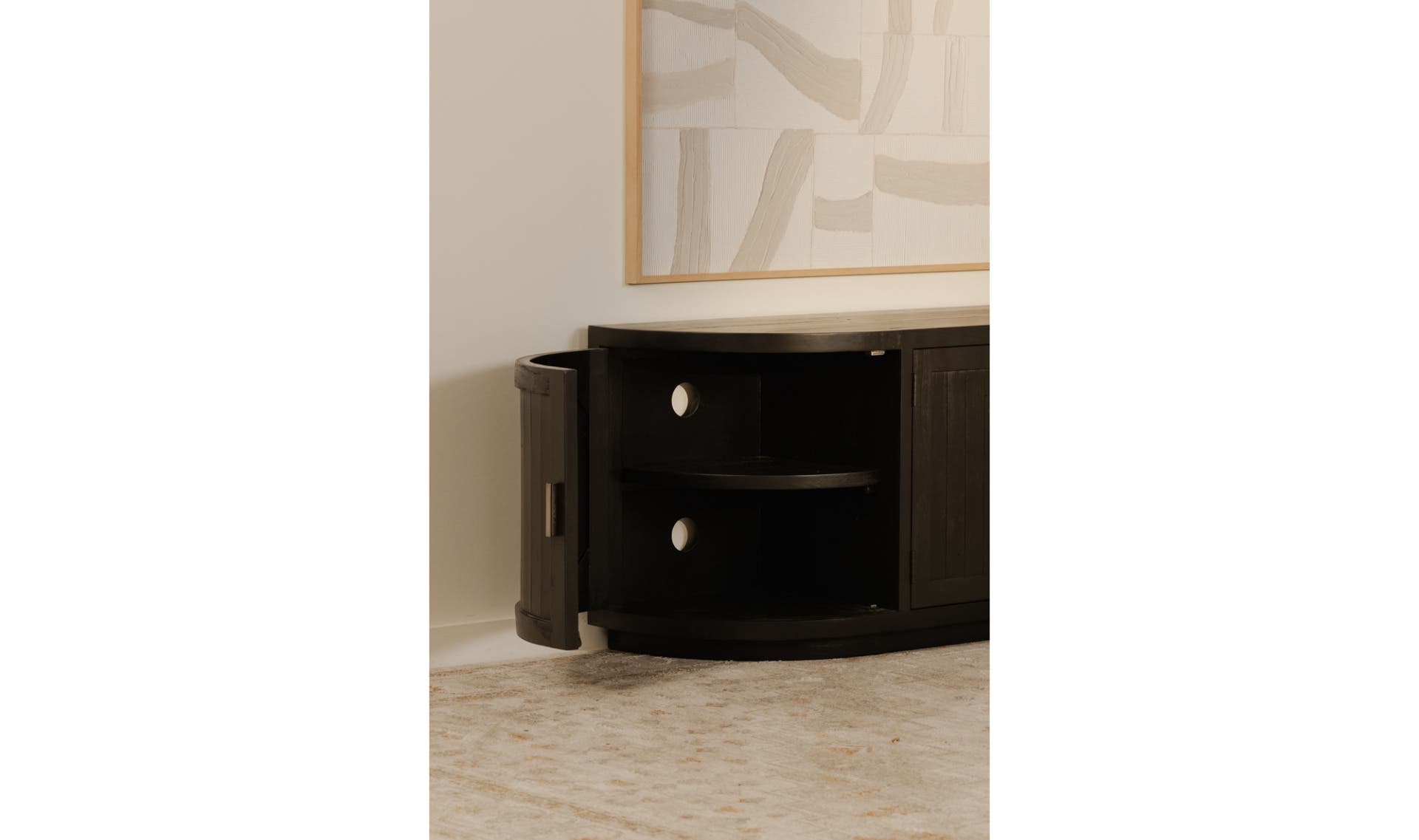 Nicola Media Cabinet Black by Moe's Home Collection - view 10