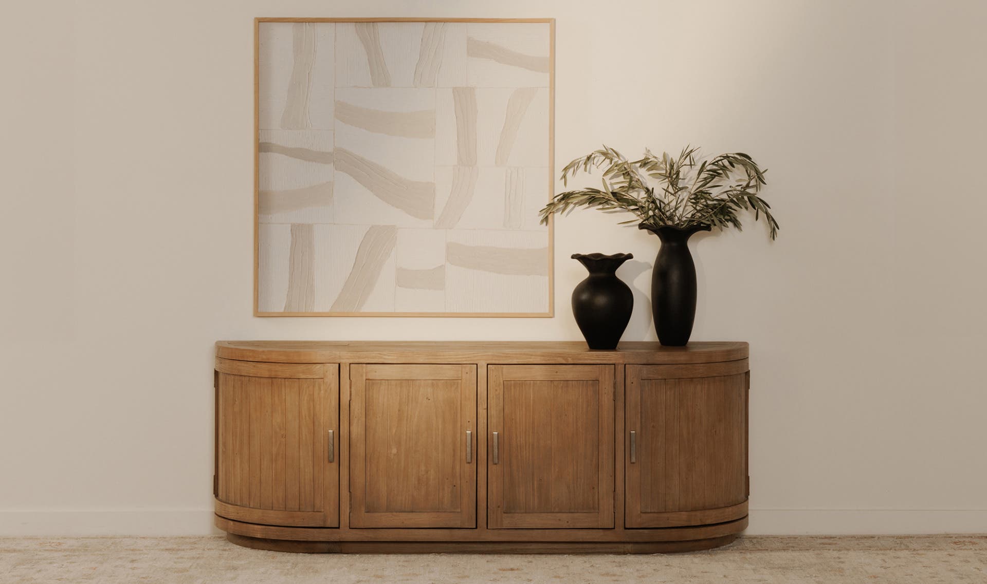 Nicola Media Cabinet Natural by Moe's Home Collection - view 7