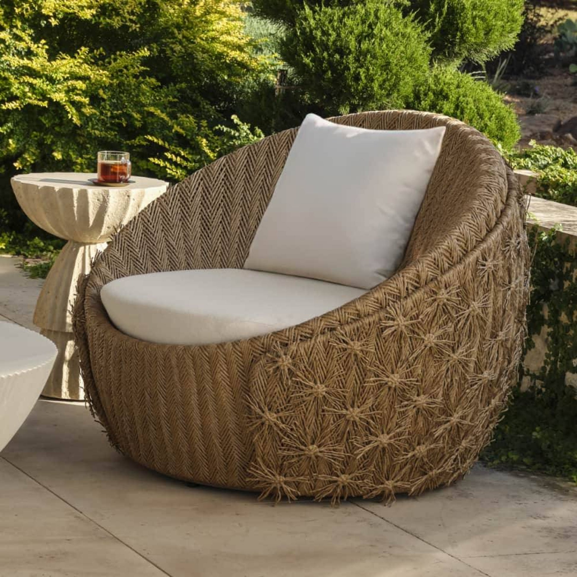 Florian Outdoor Swivel Lounge Chair