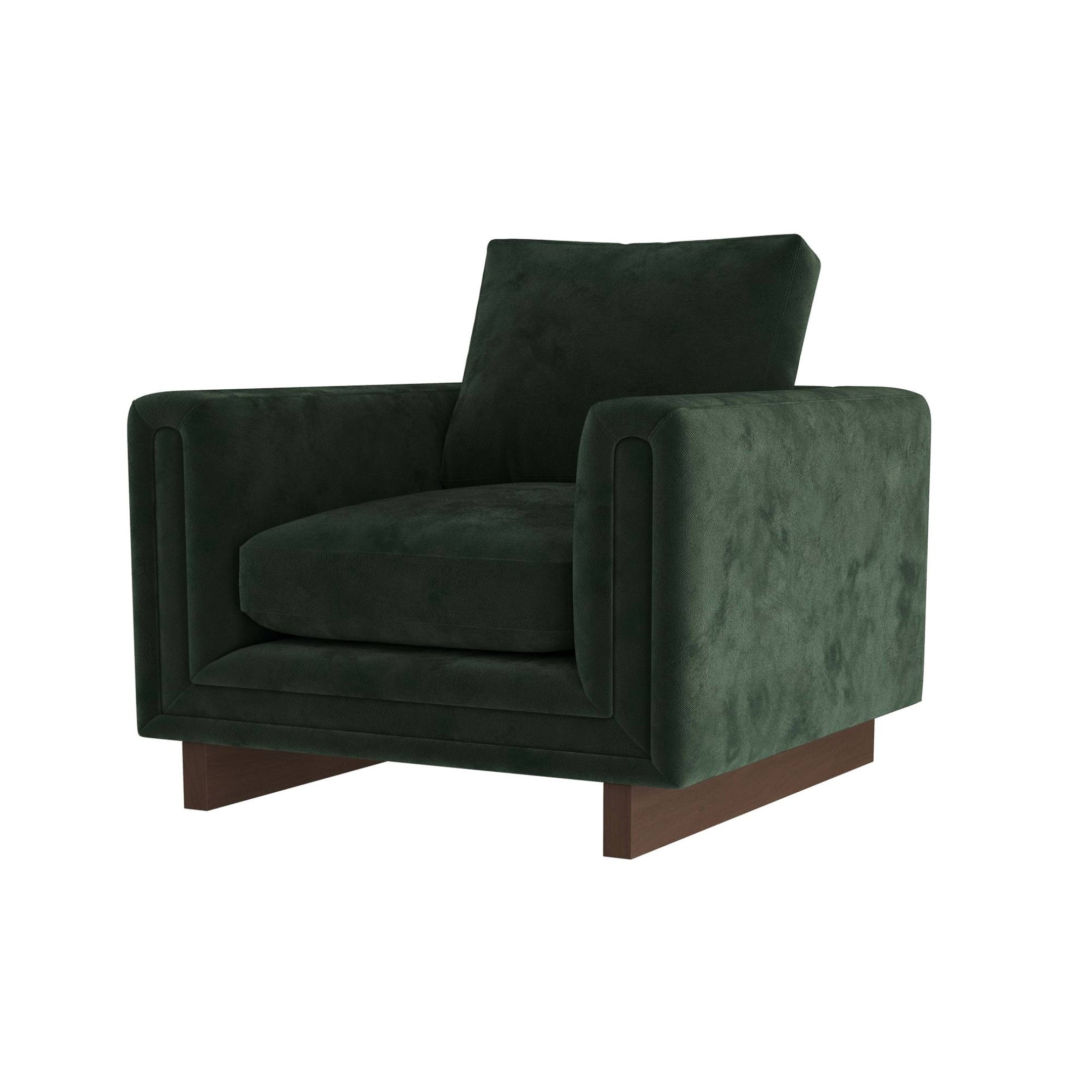 Poppy Swivel Chair Cocoa Performance Velvet
