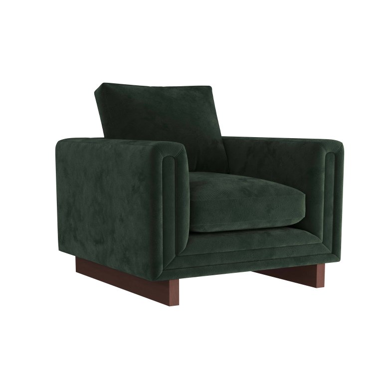 Poppy Swivel Chair Cocoa Performance Velvet