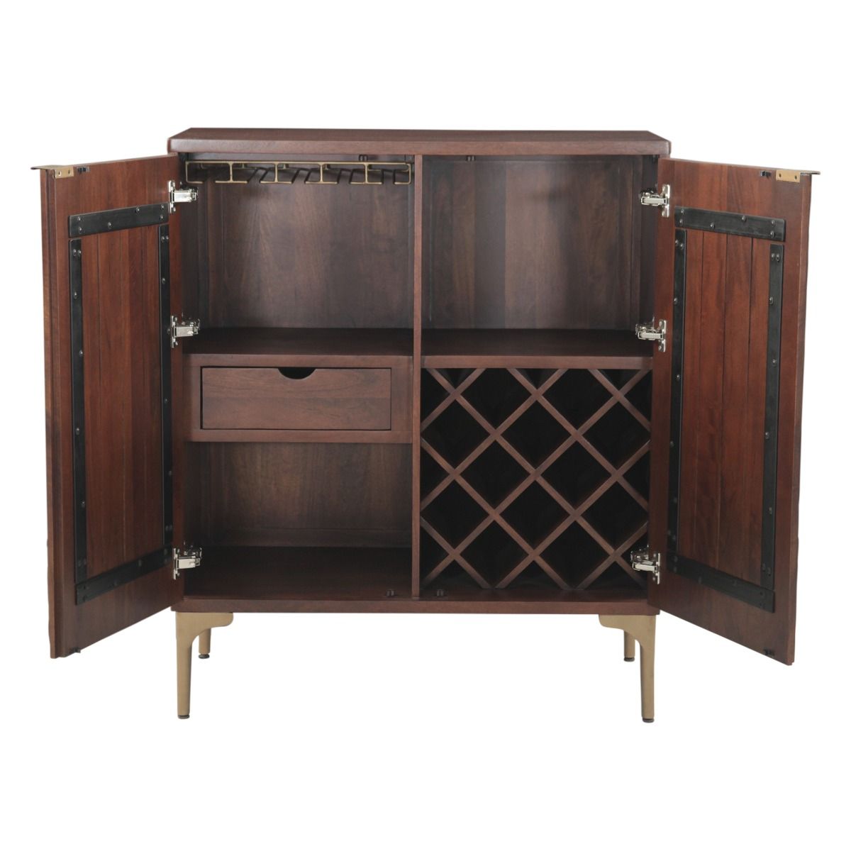 Santa Cruz 39" Bar Cabinet in Two Tone - image 3