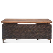 Anna Modern Solid Wood Executive Desk 66"
