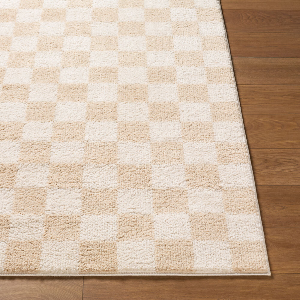 Fossay Shag Beige/Light Beige Machine Woven Rug FSG-2329 - front