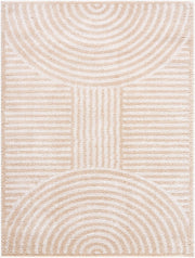 Fossay Shag Beige/Light Beige Machine Woven Rug FSG-2332 - 2' x 2'11"