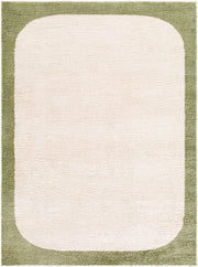 Fossay Shag Cream/Olive Machine Woven Rug FSG-2344 - 2' x 2'11"