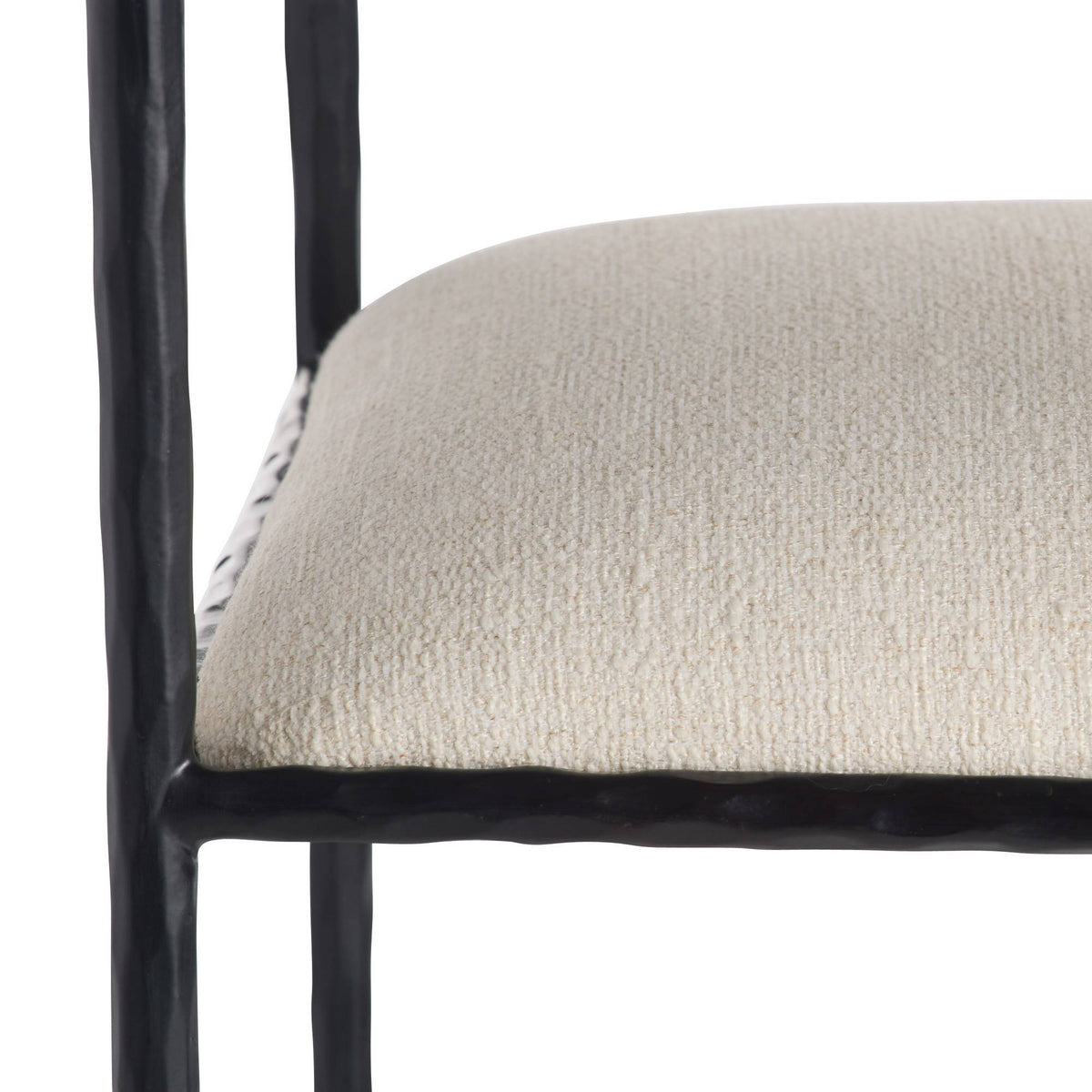 Barbana Bar Stool Oxford White Performance Fabric by Arteriors - view 5