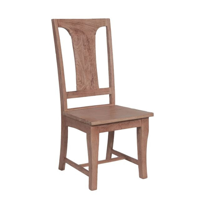 French Farmhouse Wooden Dining Chair