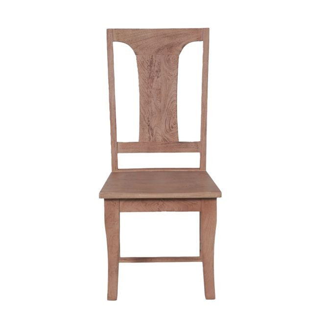 French Farmhouse Wooden Dining Chair