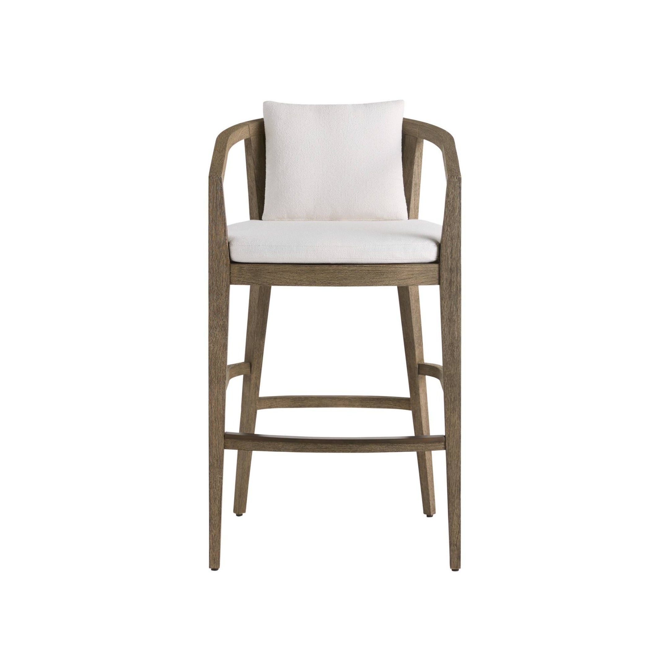 Sobek Textured Back Outdoor Bar Stool