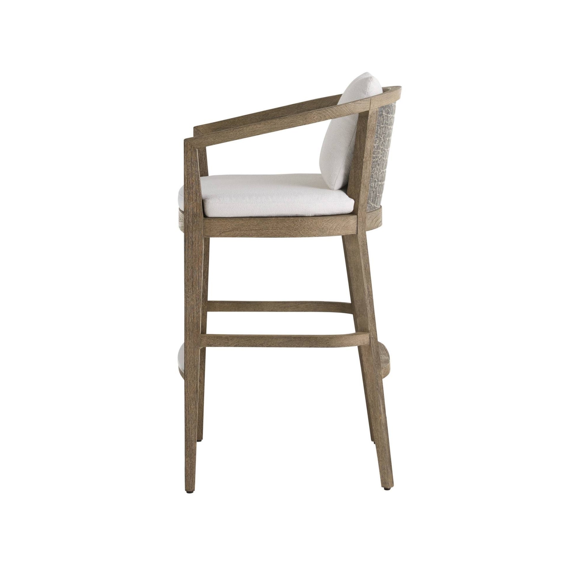 Sobek Textured Back Outdoor Bar Stool