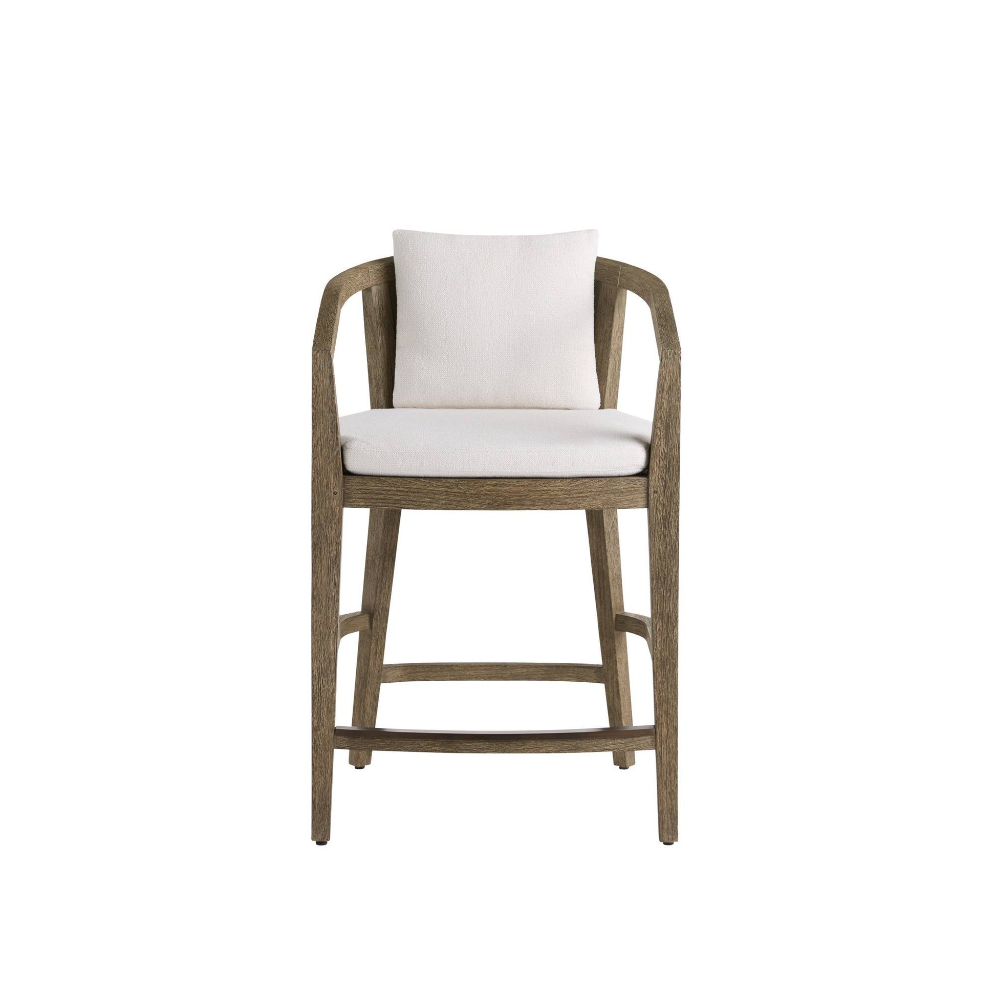 Sobek Textured Back Outdoor Counter Stool by Arteriors - view 2