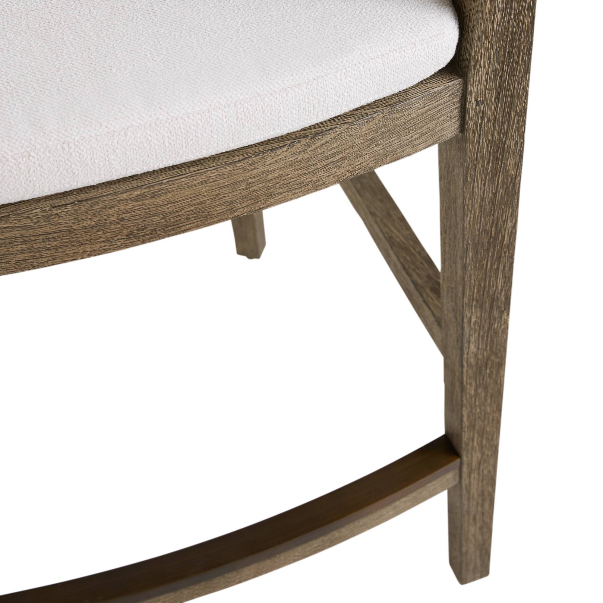 Sobek Textured Back Outdoor Counter Stool by Arteriors - view 6