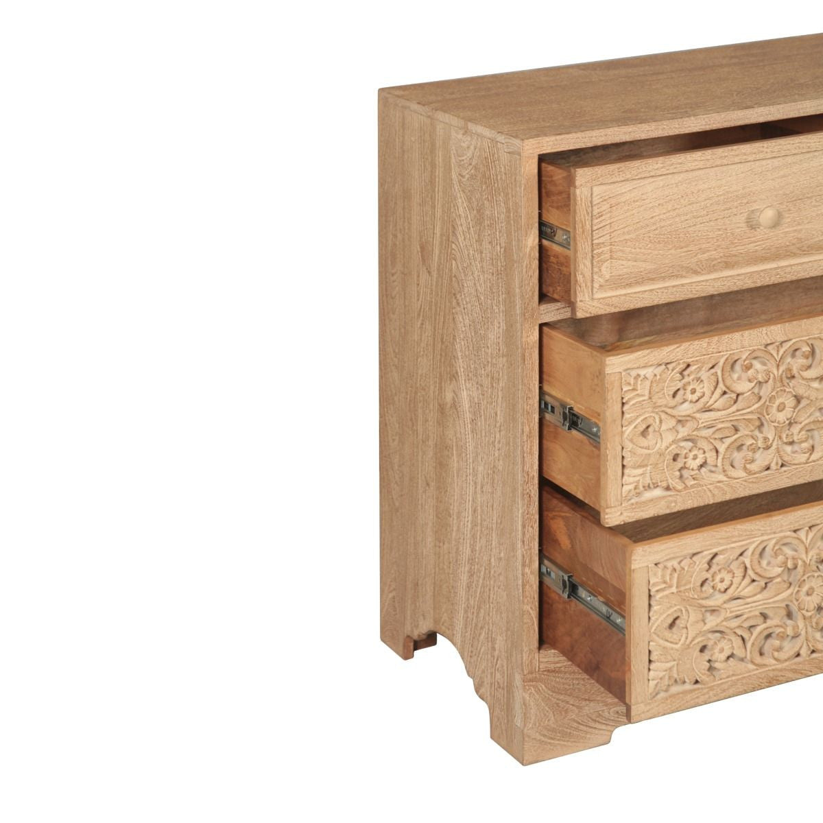 Andalusia Solid Wood Handcarved 7 Drawers Dresser 71"