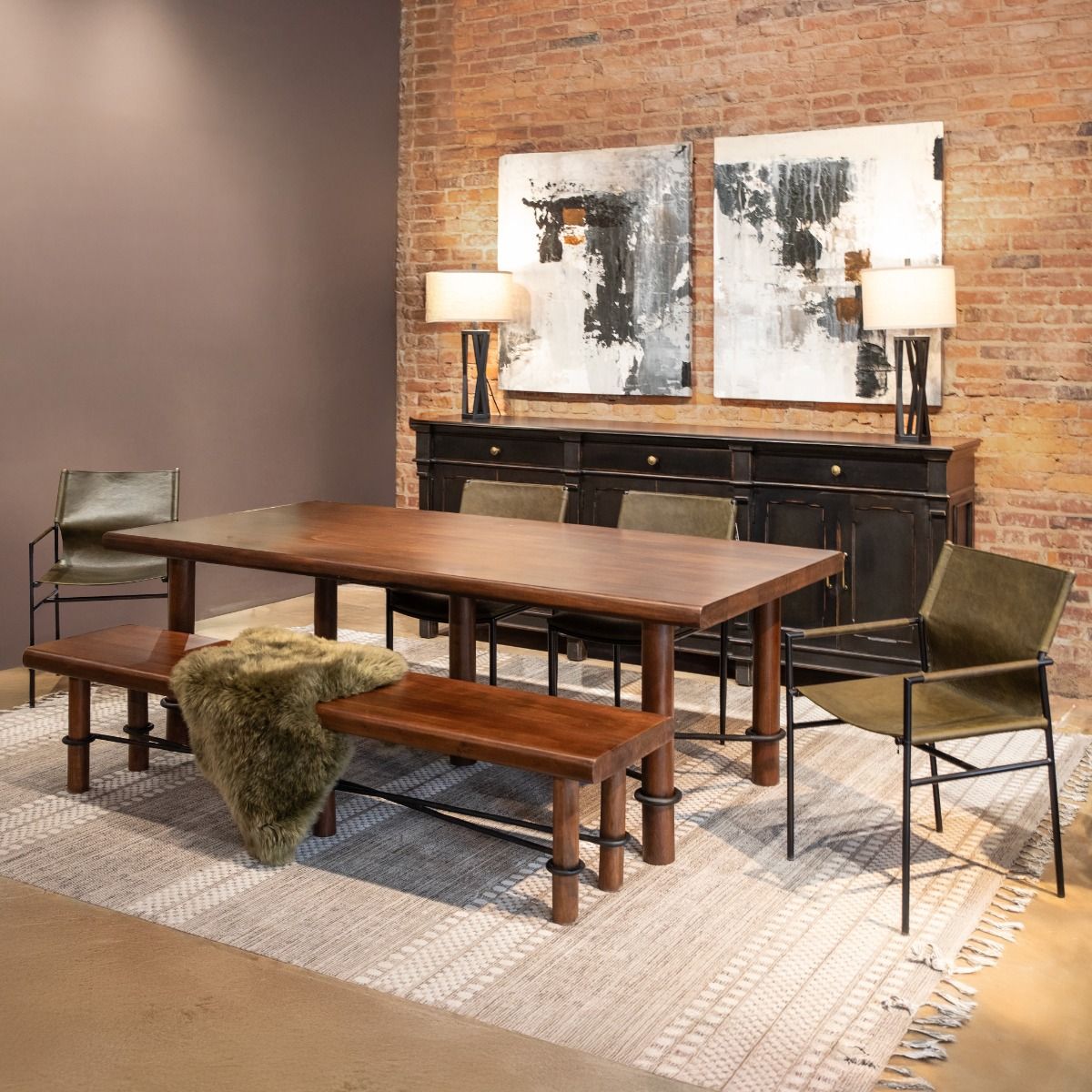 Timbers Lincoln 88" Dining Table in Vinegar Acacia - image 3
