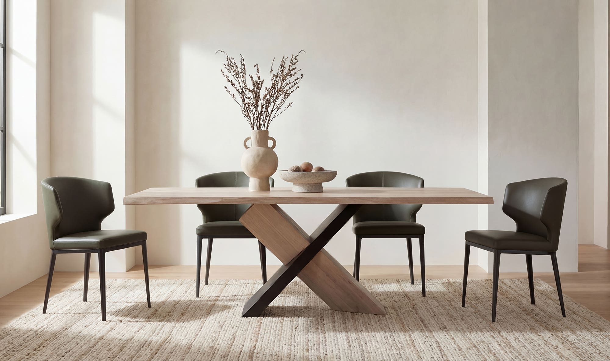 Instinct Dining Table Natural by Moe's Home Collection - view 7