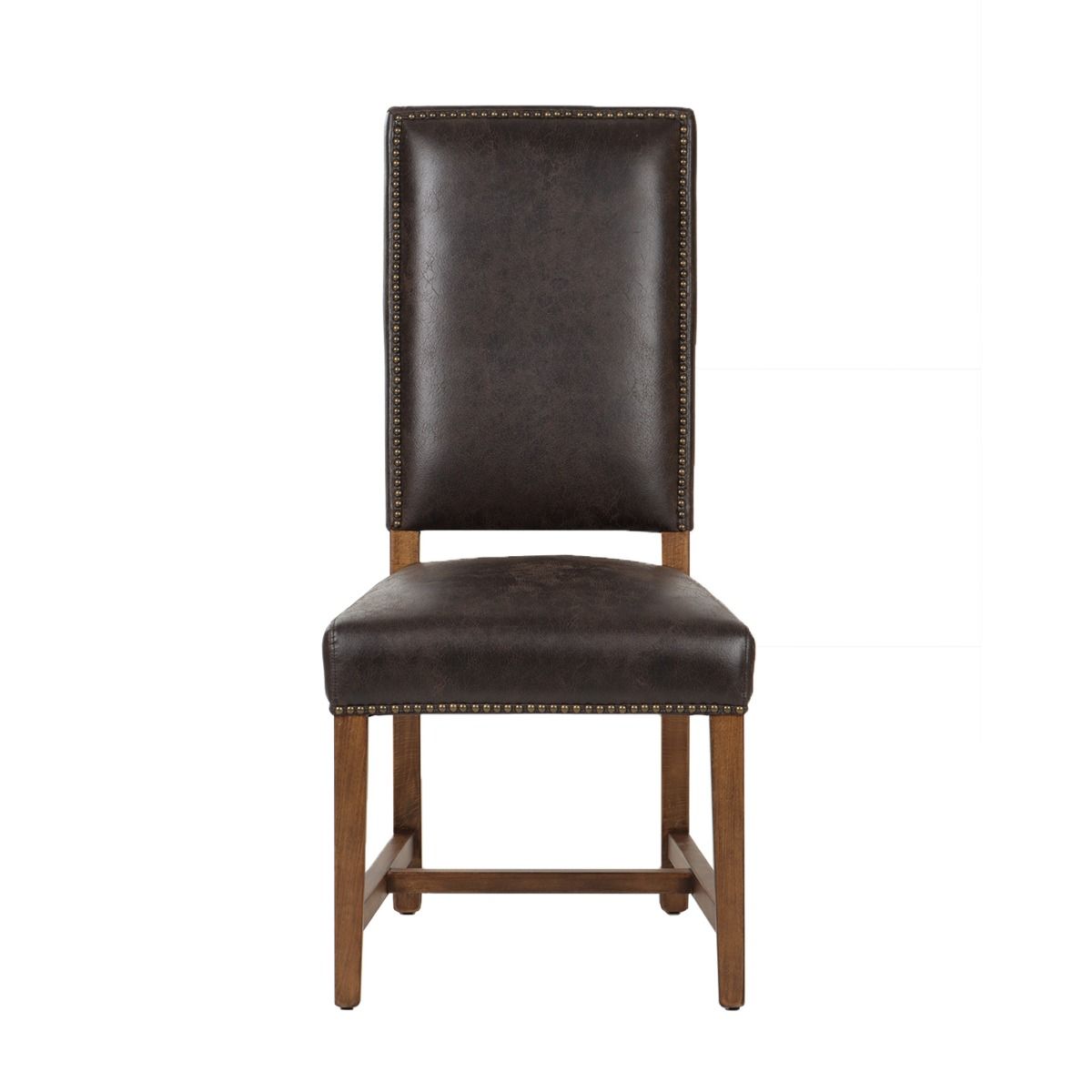 Darcy Warm Brown Leather Dining Chairs