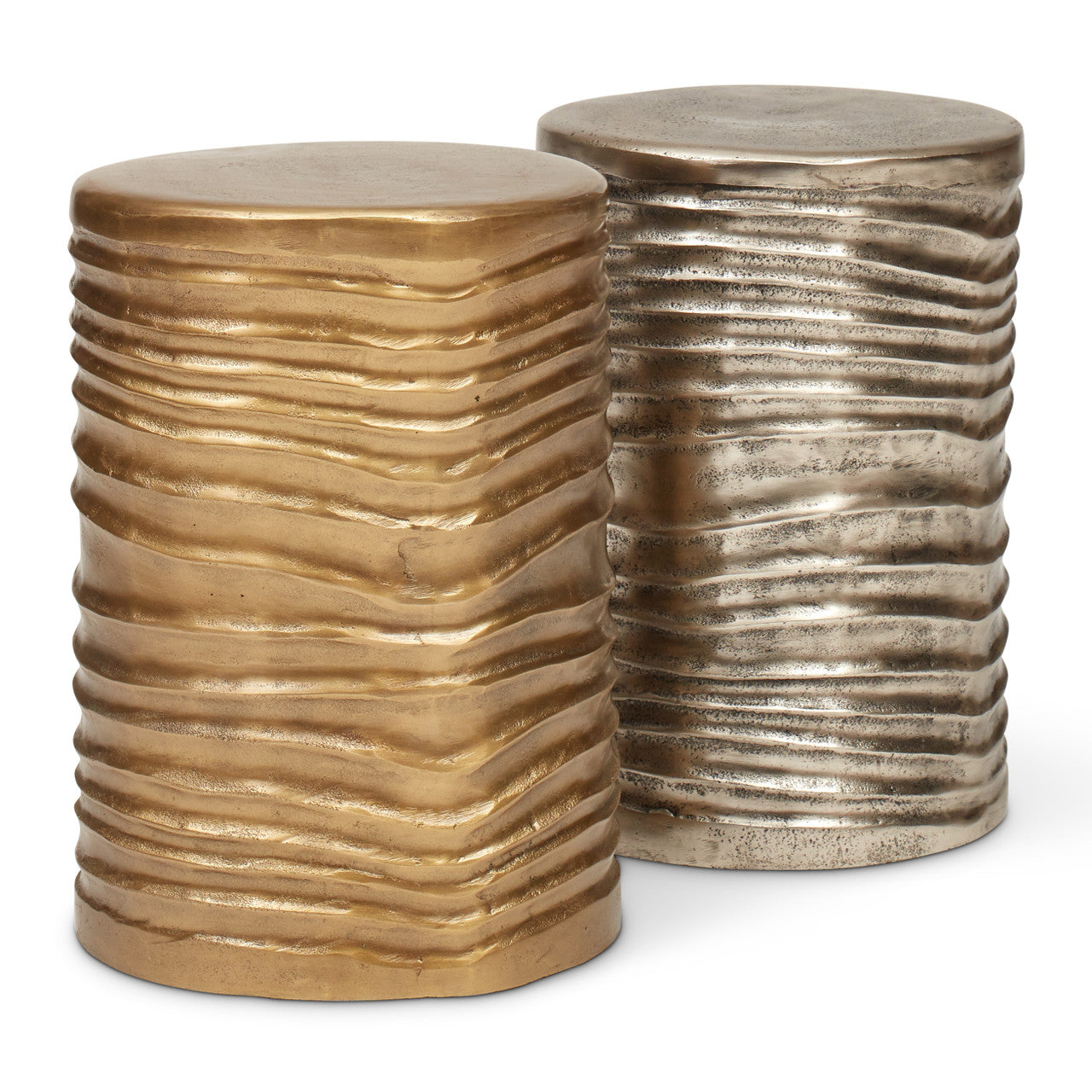 Elements - Tara Stool - Vintage Silver