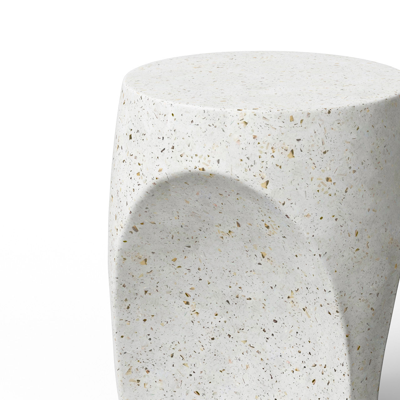Mixx - Thalia Stool - Ivory Terrazzo
