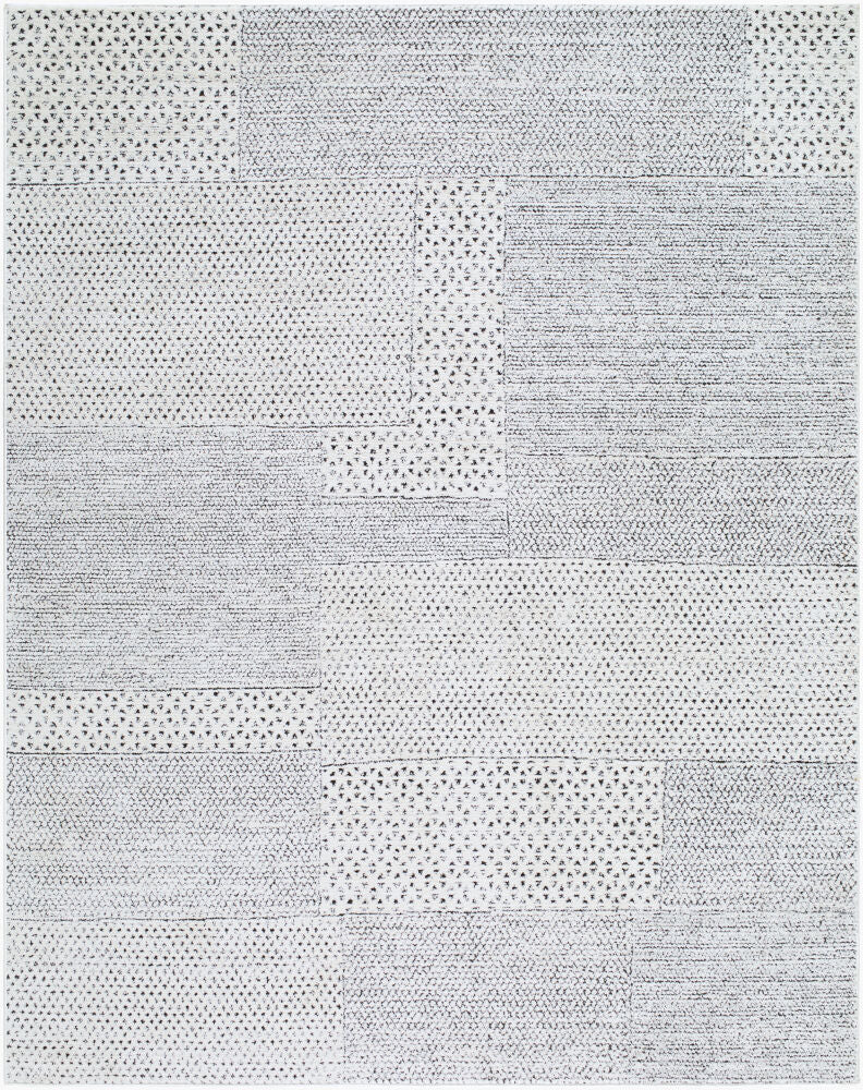 Architect Black/Ivory Machine Woven Rug GAAR-2302 - 5'3" x 7'