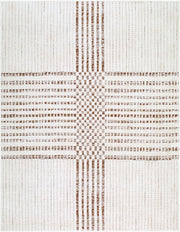 Architect Dark Brown/Ivory Machine Woven Rug GAAR-2303 - 5'3" x 7'