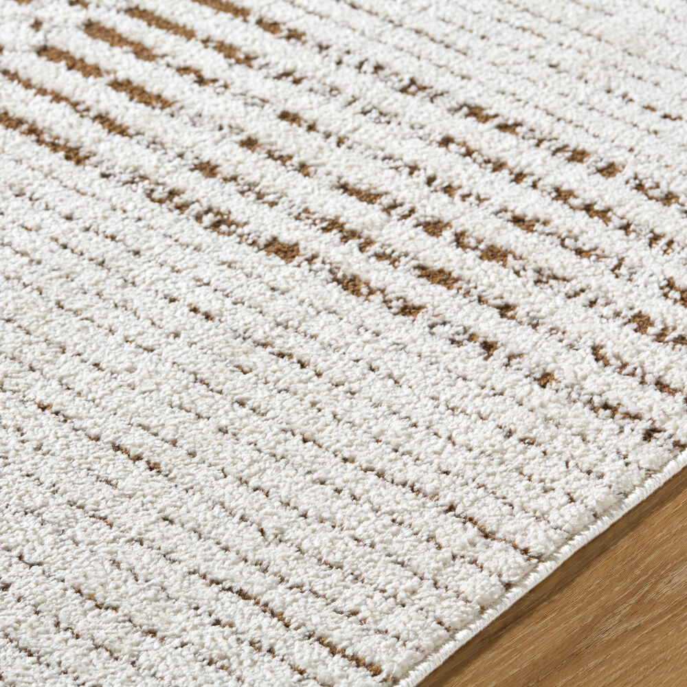 Architect Dark Brown/Ivory Machine Woven Rug GAAR-2303 - texture