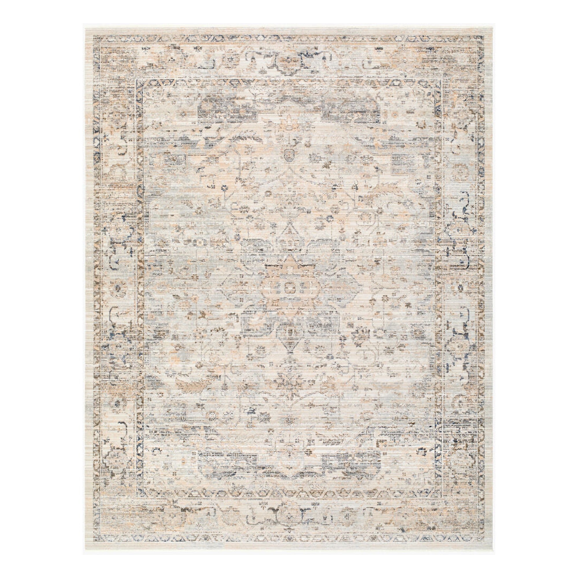 Breckley Black/Olive Machine Woven Rug GABC-2303 - 2' x 2'11"