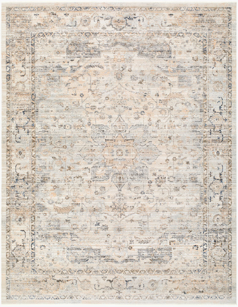 Breckley Black/Olive Machine Woven Rug GABC-2303 - 2' x 2'11"