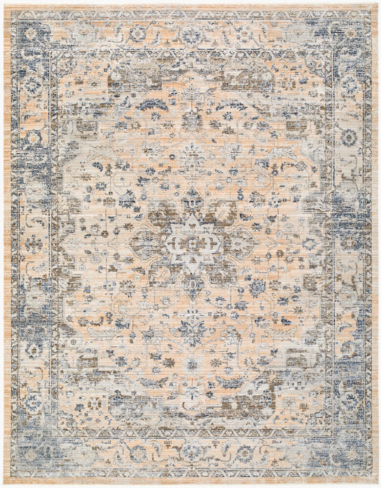 Breckley Black/Olive Machine Woven Rug GABC-2304 - 2' x 2'11"