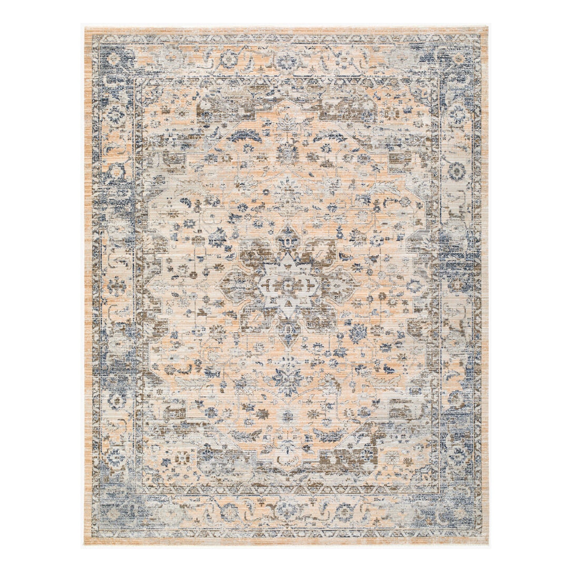 Breckley Black/Olive Machine Woven Rug GABC-2304 - 2' x 2'11"
