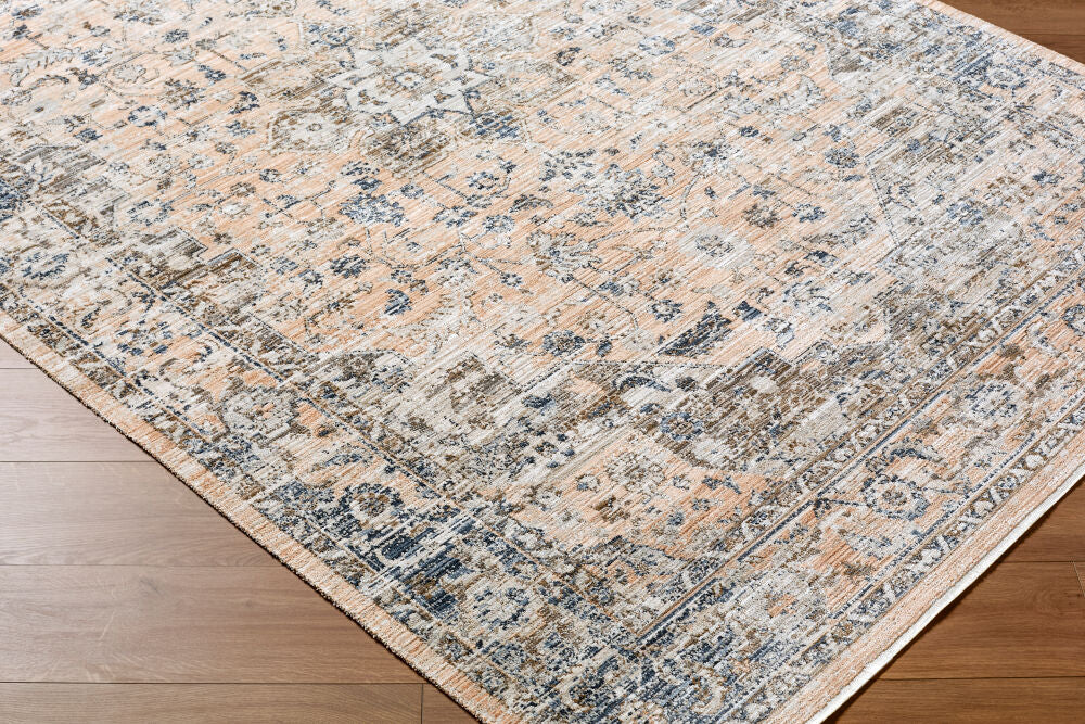 Breckley Black/Olive Machine Woven Rug GABC-2304 - corner