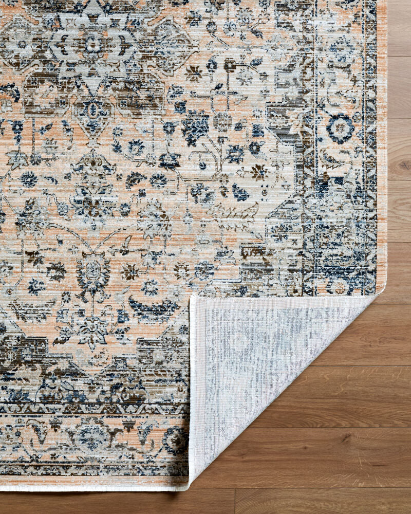 Breckley Black/Olive Machine Woven Rug GABC-2304 - fold