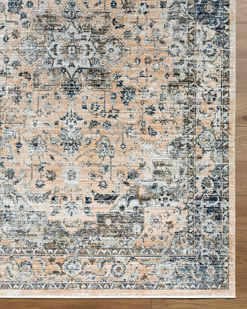 Breckley Black/Olive Machine Woven Rug GABC-2304 - overhead