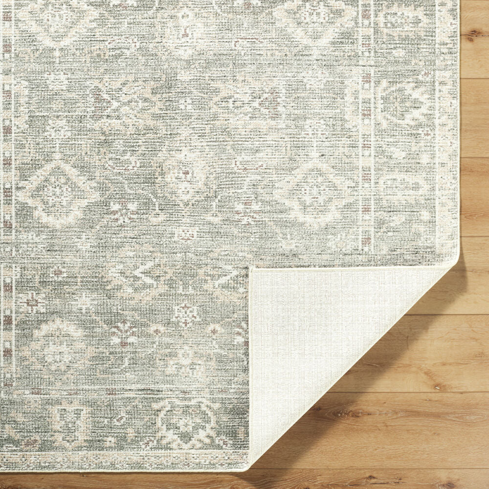 Collins Avenue Beige/Light Gray Machine Woven Rug GACA-2300 - fold
