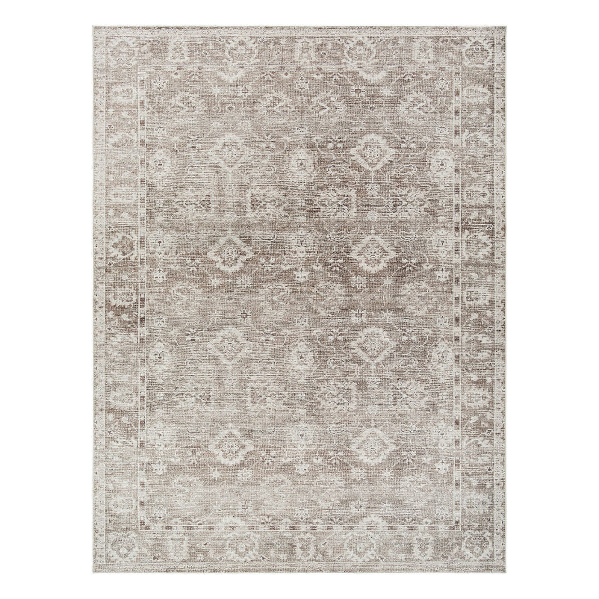 Collins Avenue Brown/Tan Machine Woven Rug - 9'11" x 14'