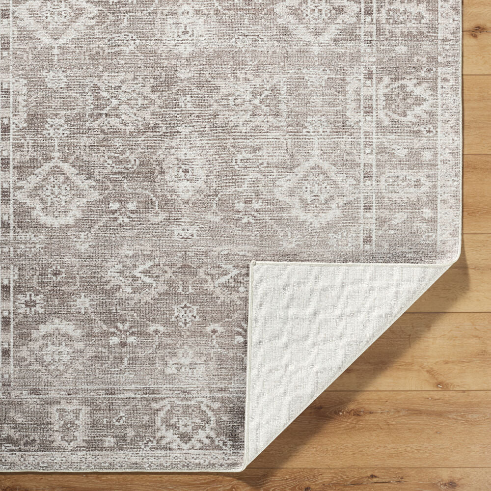 Collins Avenue Brown/Tan Machine Woven Rug - fold