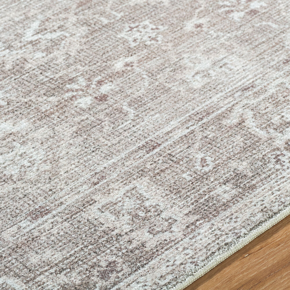 Collins Avenue Brown/Tan Machine Woven Rug - texture