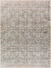 Collins Avenue Beige/Rust Machine Woven Rug - 9'11" x 14'
