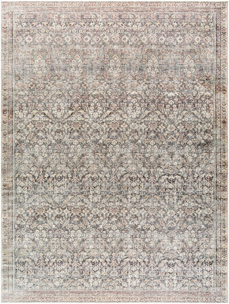 Collins Avenue Beige/Rust Machine Woven Rug - 9'11" x 14'