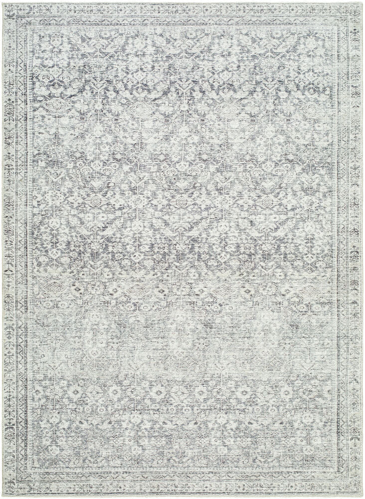 Collins Avenue Charcoal/Light Gray Machine Woven Rug - 9'11" x 14'